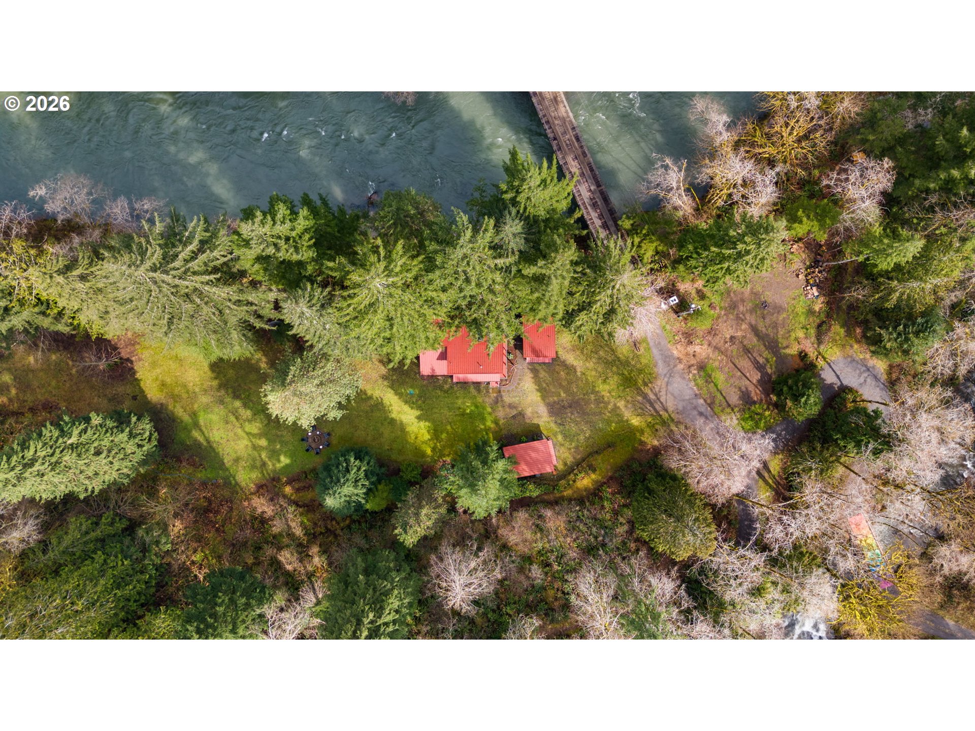 110 Wooden Bridge Road Kalama, WA 98625 - Photo 45 of 48 a black and white photo of a house