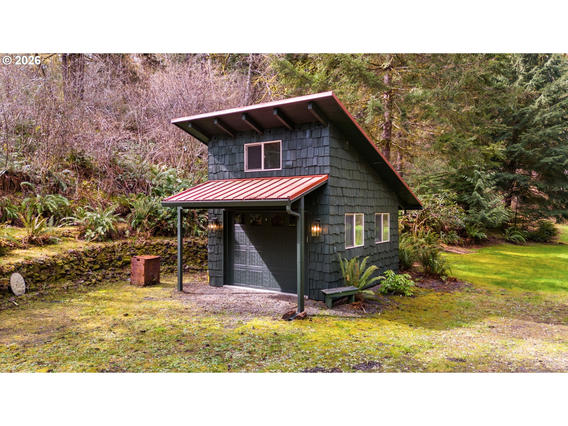 110 Wooden Bridge Road Kalama, WA 98625 - Photo 6 of 48 a backyard of a house with barbeque oven