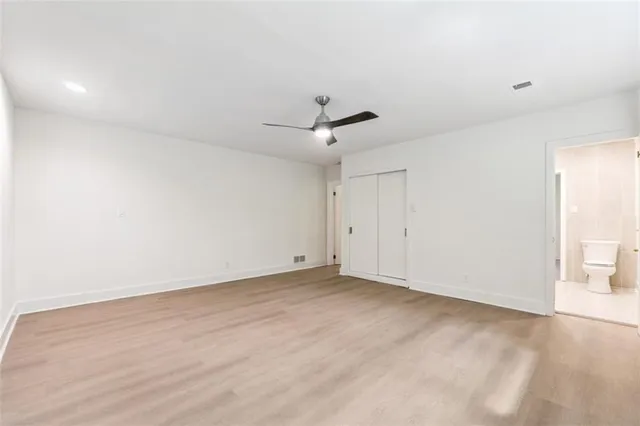 wooden floor in an empty room