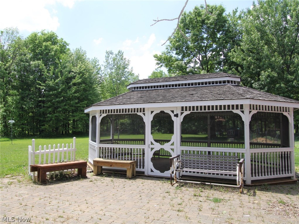 6276 Stone Road Hudson, OH 44236 - Photo 24 of 26 Back yard, gazebo