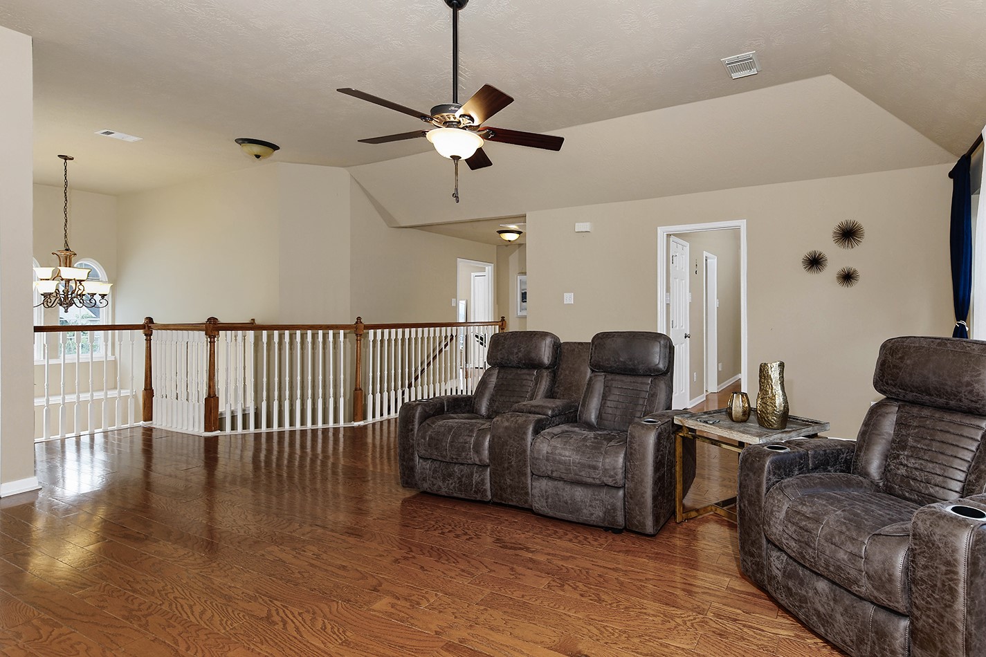 18834 Forest Elms Drive Spring, TX 77388 - Photo 24 of 47 a living room with furniture and wooden floor