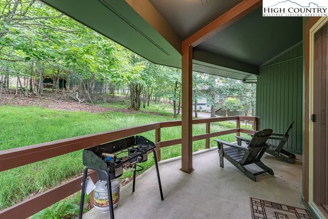 a view of outdoor space deck and living room