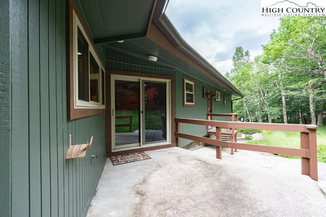 a view of balcony and deck