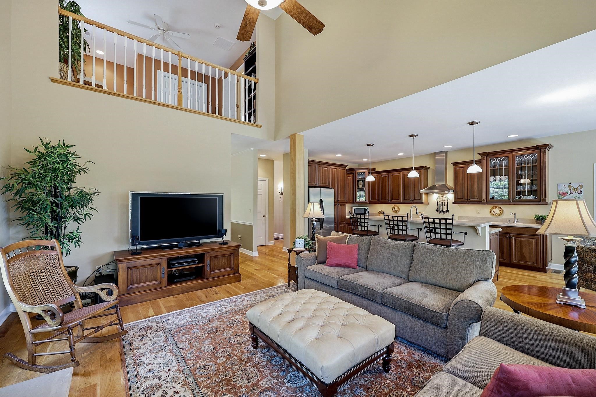 759 Rife's Ford Road Verona, VA 24482 - Photo 8 of 66 a living room with furniture and a flat screen tv
