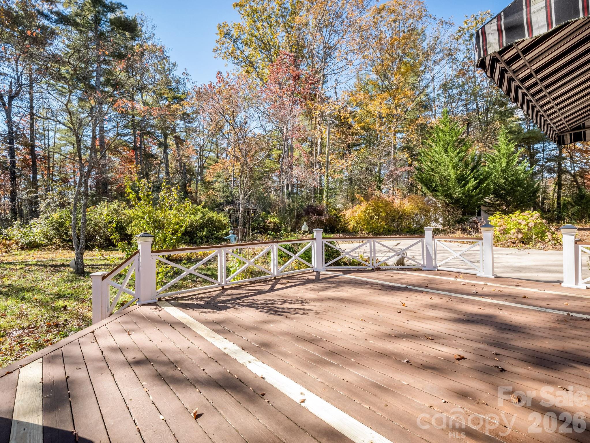 1867 Fruitland Road Hendersonville, NC 28792 - Photo 5 of 47 a view of a yard with trees