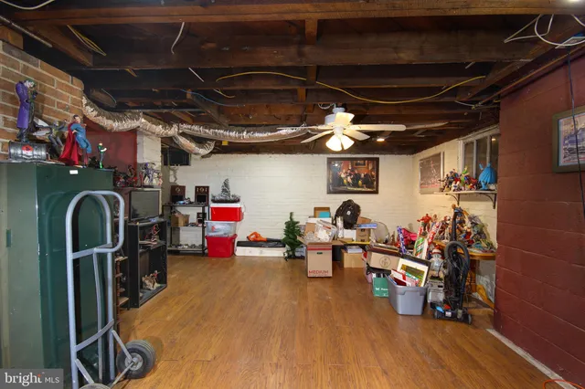 a view of storage and utility room