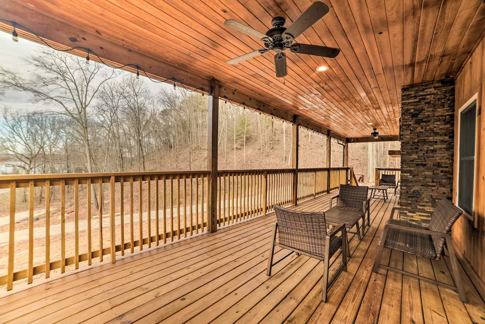 3010 Highwater Road Waverly, TN 37185 - Photo 24 of 29 a view of a balcony with wooden floor