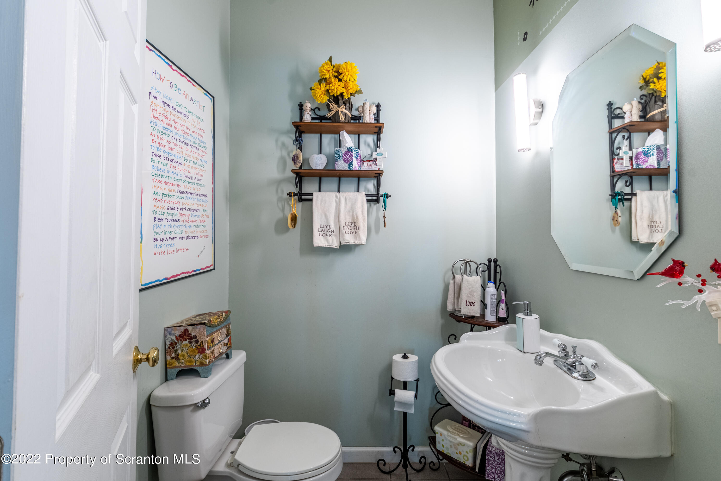112 Blackberry Lane Duryea, PA 18642 - Photo 10 of 29 a bathroom with a sink mirror and toilet