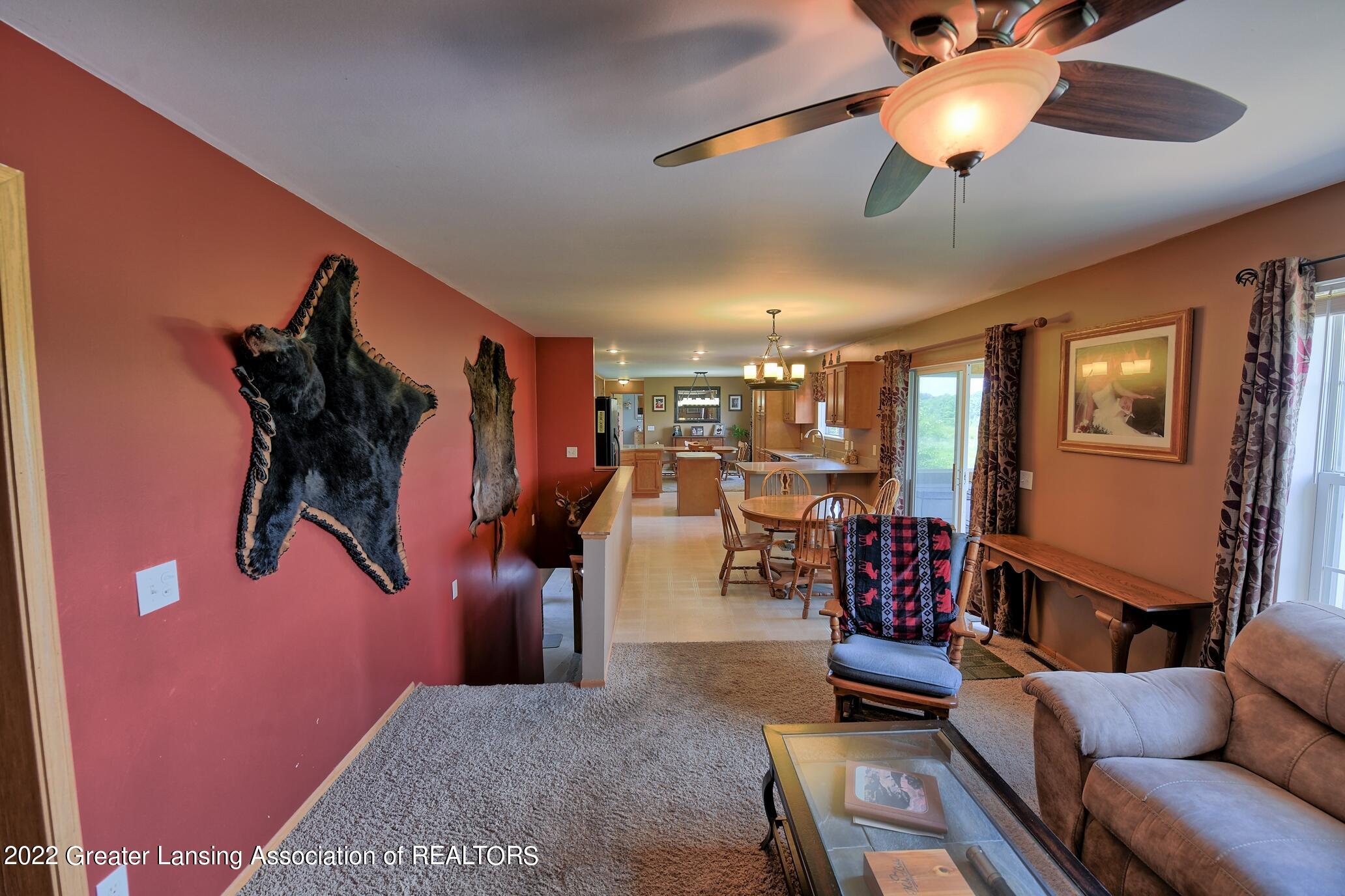 15200 West Herbison Road Eagle, MI 48822 - Photo 9 of 48 Family room to kitchen