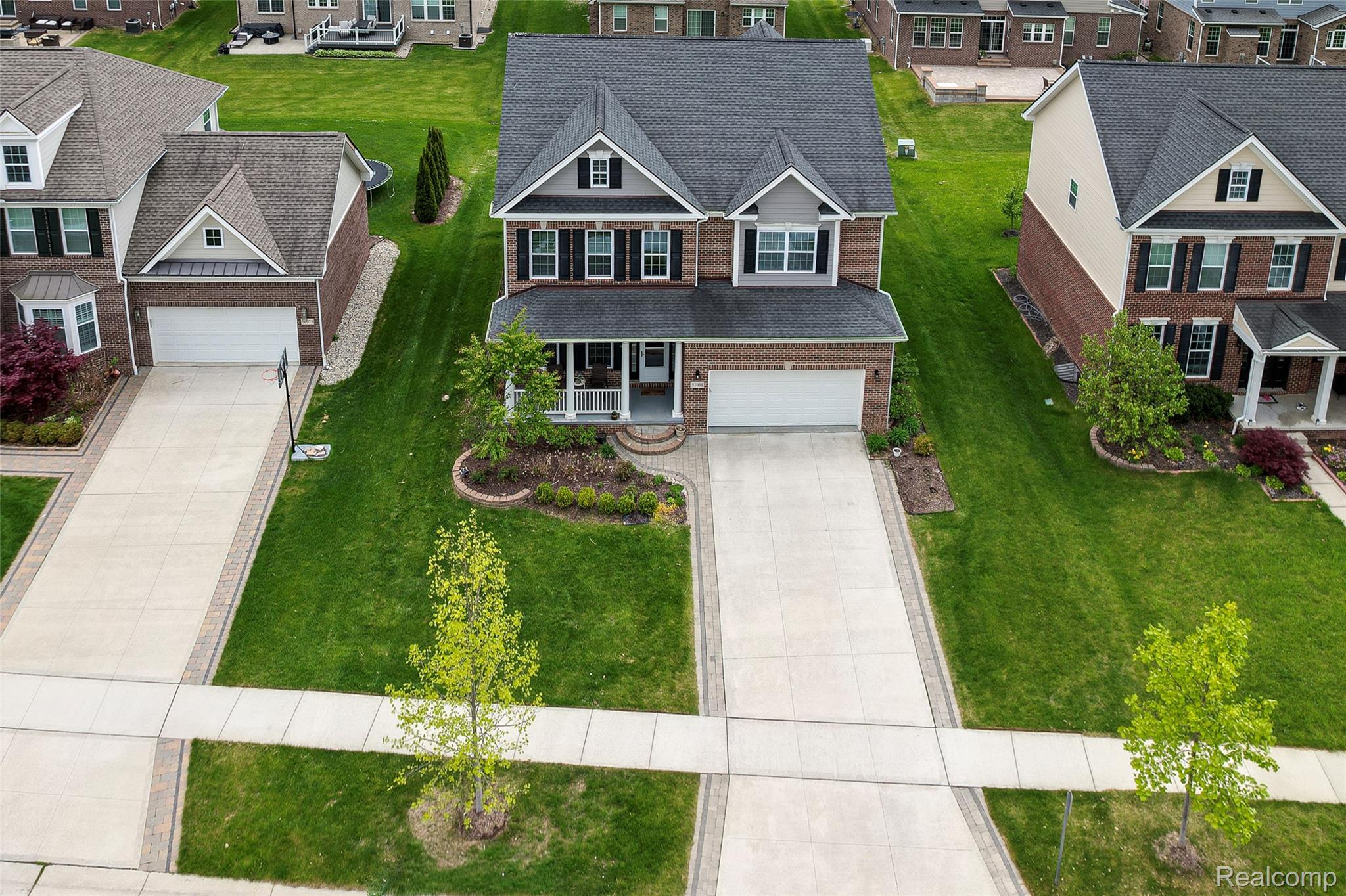 51011 Rockingham Drive Canton, MI 48188 - Photo 55 of 74 Aerial perspective of suburban area