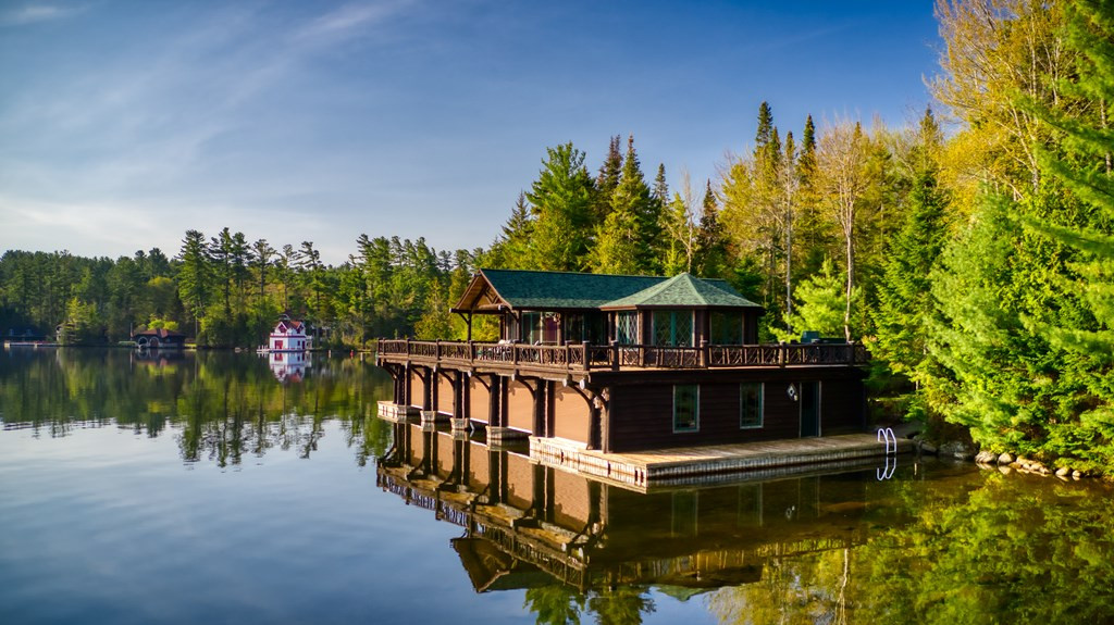 62 Peninsula Way Road Lake Placid, NY 12946 - Photo 27 of 35 5-Slip Boathouse