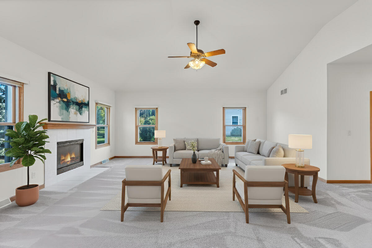 1706 Spring Meadow Lane Mount Pleasant, WI 53406 - Photo 5 of 39 living virtually staged