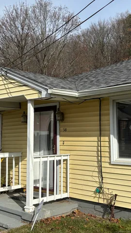 a view of a house with a window