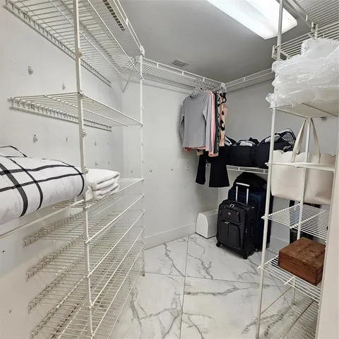 a view of walk in closet