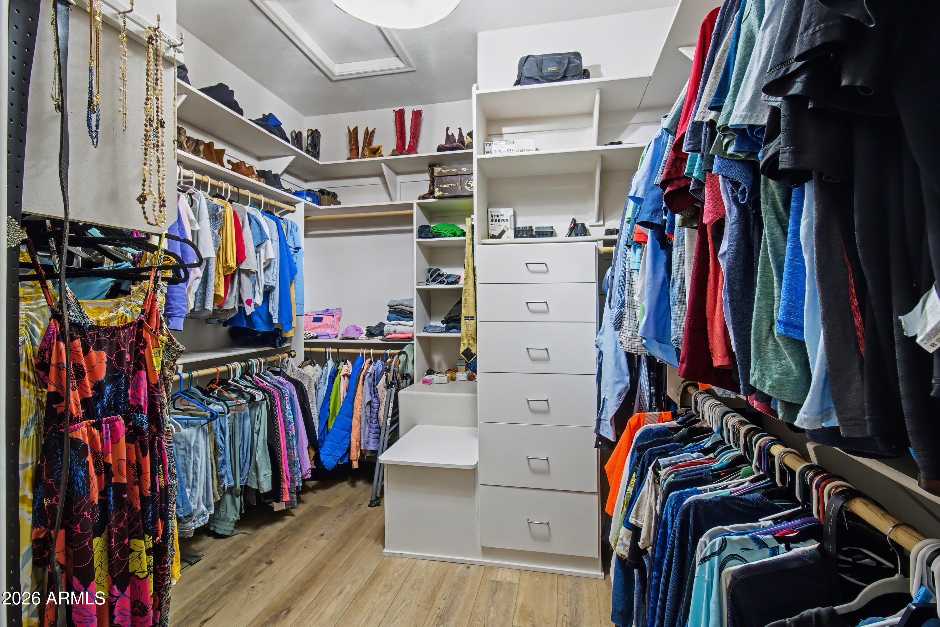 2184 West Weatherby Way Chandler, AZ 85286 - Photo 29 of 60 a view of walk in closet with clothes
