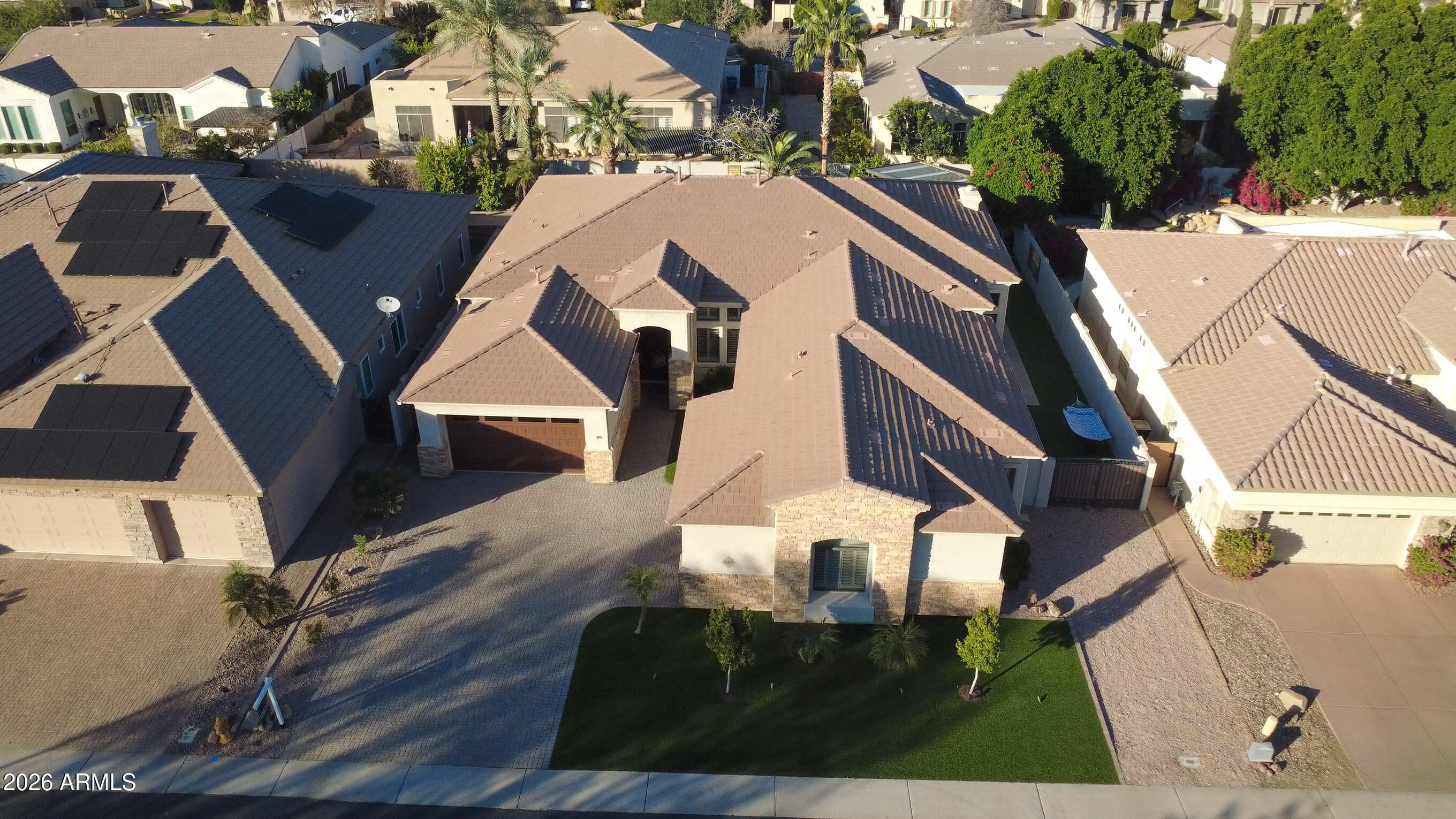2184 West Weatherby Way Chandler, AZ 85286 - Photo 59 of 60 an aerial view of a house