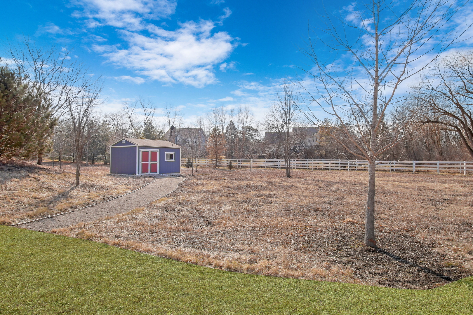 17451 Bridle Trail Road Gurnee, IL 60031 - Photo 58 of 121 a view of a yard with iron fence