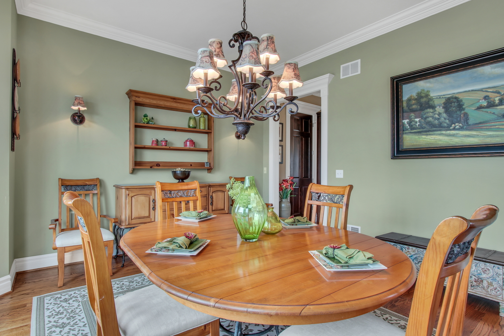 17451 Bridle Trail Road Gurnee, IL 60031 - Photo 81 of 121 a view of a dining room with furniture