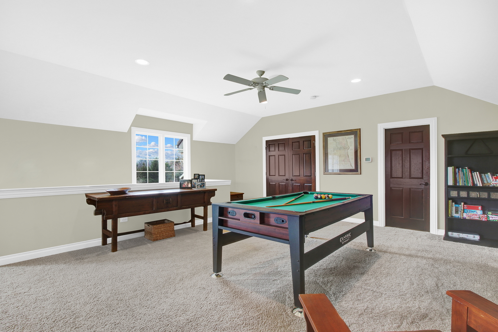 17451 Bridle Trail Road Gurnee, IL 60031 - Photo 92 of 121 a room with furniture pool table and windows