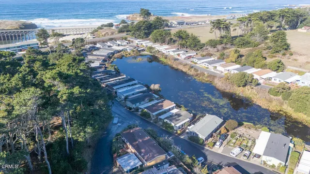a view of a city with ocean view
