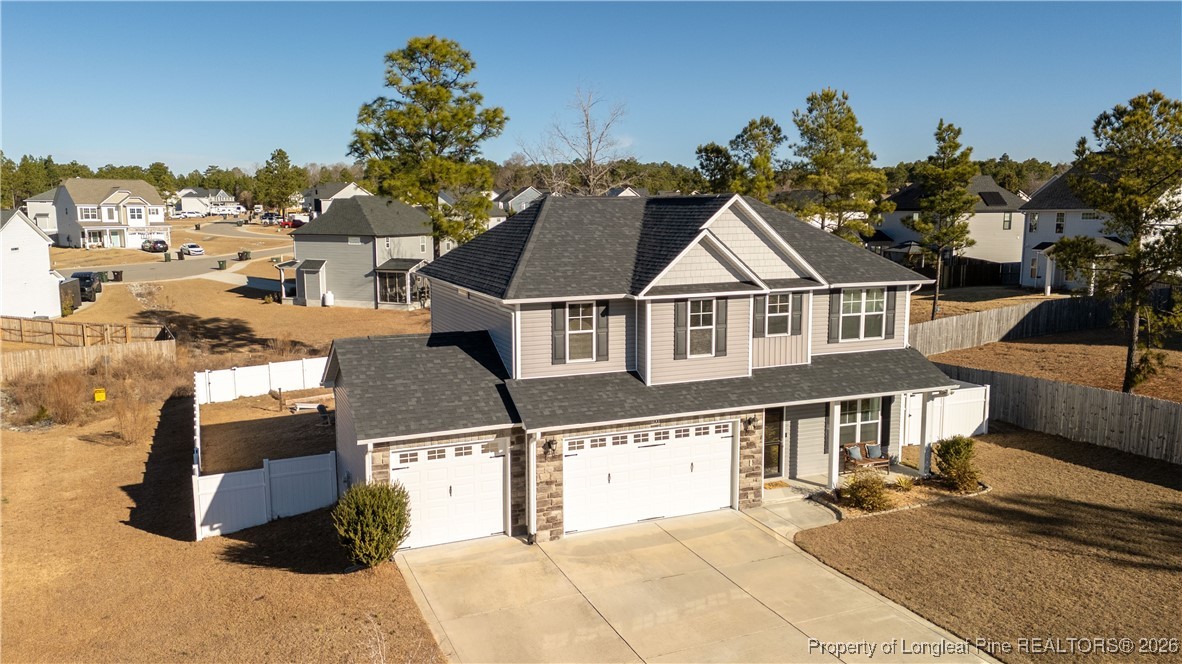 1908 Sweetfern Place Aberdeen, NC 28315 - Photo 41 of 46 a aerial view of a house with a yard