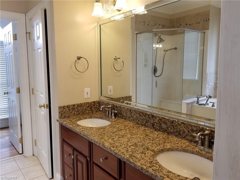 110 Mt Sorrel Road King, NC 27021 - Photo 14 of 30 Ceramic Tile floors, Double sinks, linen, huge walk-in off master
