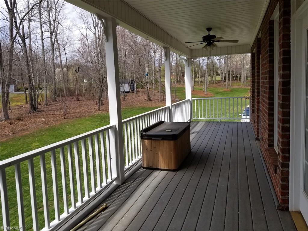 110 Mt Sorrel Road King, NC 27021 - Photo 27 of 30 Deck off Master suite, also opens to screen porch. Trex decking.