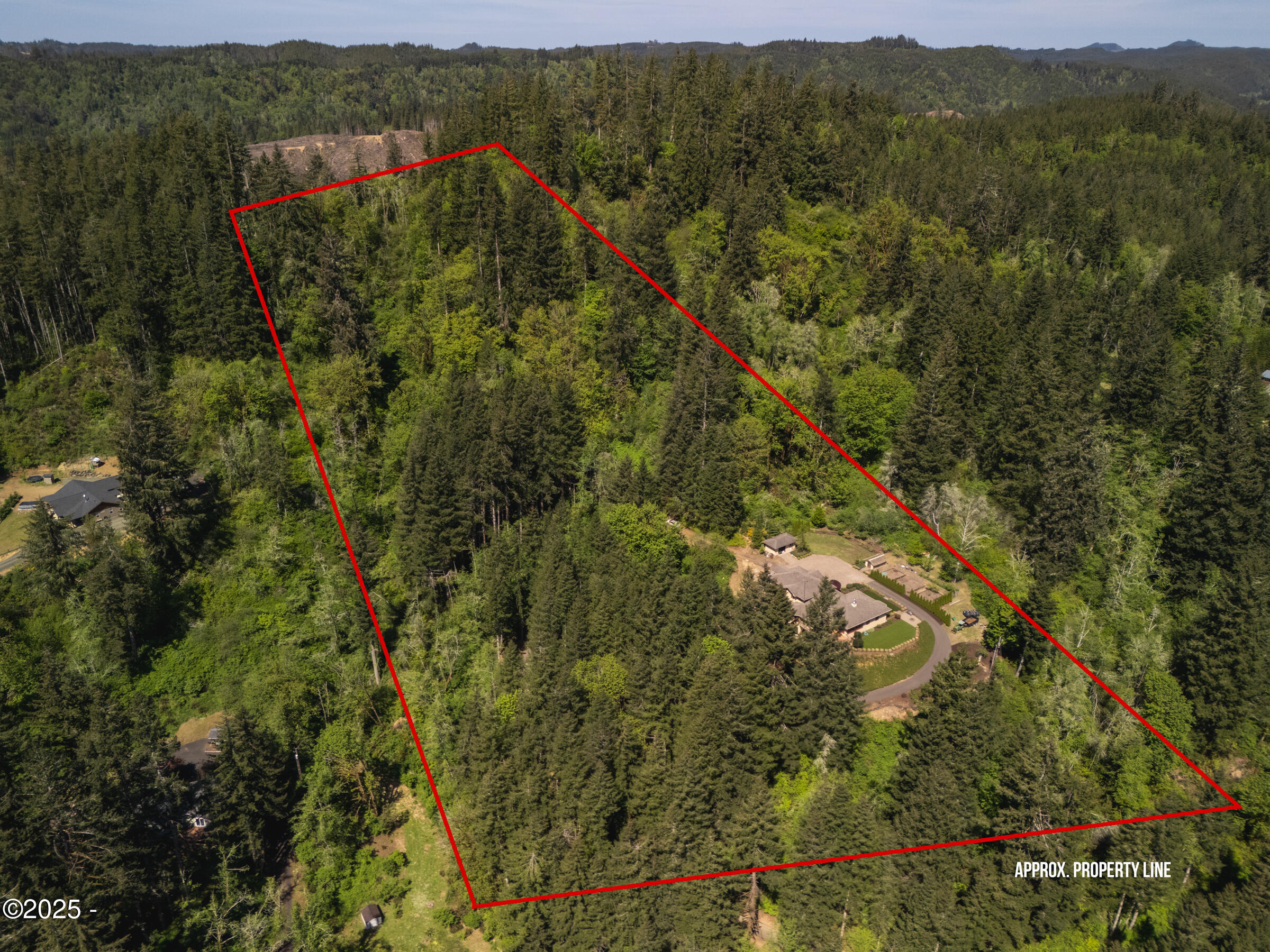 245 Olalla Road Toledo, OR 97391 - Photo 47 of 47 Aprox. Property Line