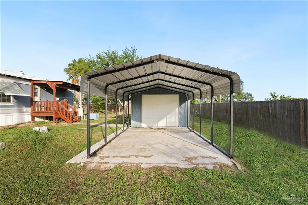 27516 Glenview Road Rio Hondo, TX 78583 - Photo 21 of 26 View of car parking with a detached garage