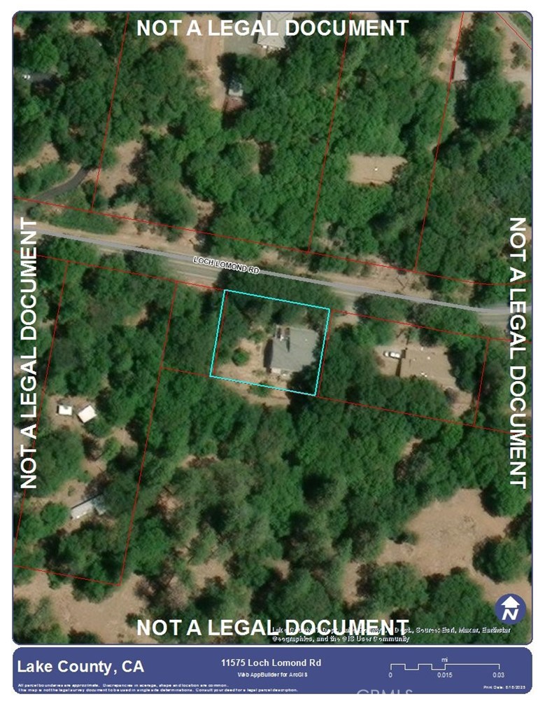 11575 Loch Lomond Road Middletown, CA 95461 - Photo 38 of 38 an aerial view of a house with a yard