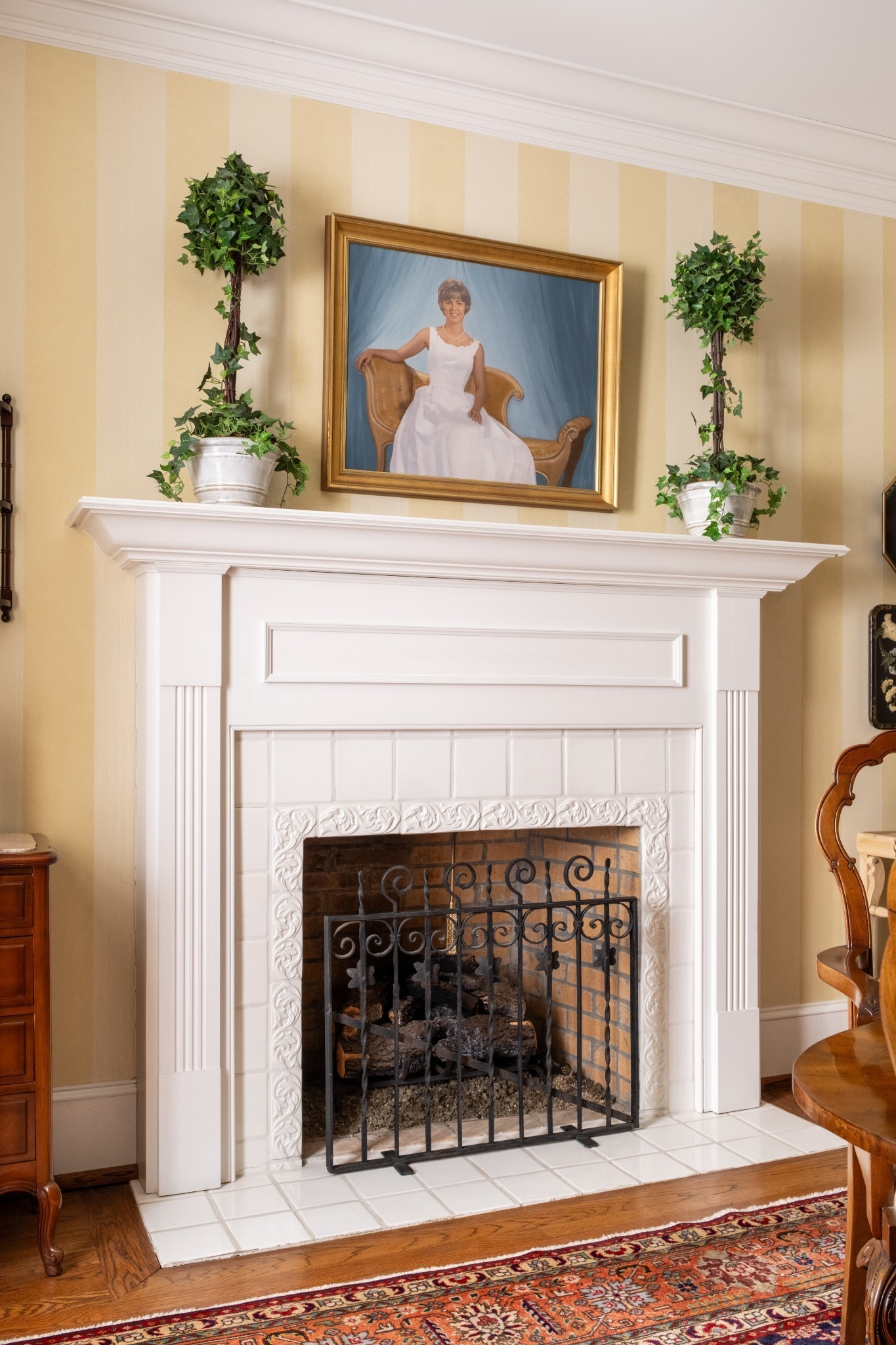 5620 Leipers Creek Road Franklin, TN 37064 - Photo 54 of 74 a living room with a fireplace and wooden floor