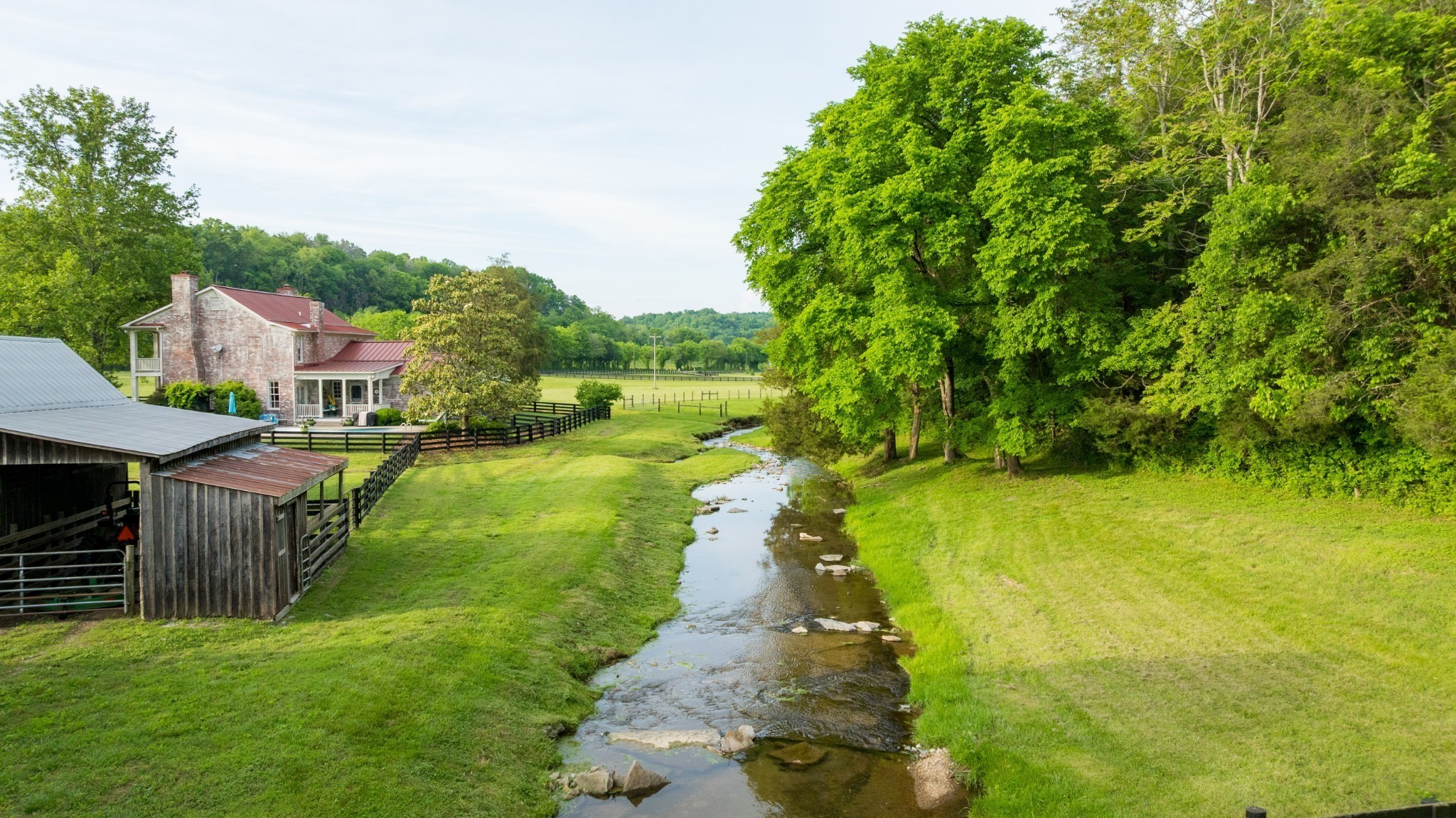 5620 Leipers Creek Road Franklin, TN 37064 - Photo 69 of 74 a view of a lake with a garden