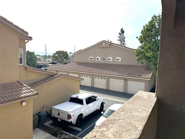 a car parked in front of a house