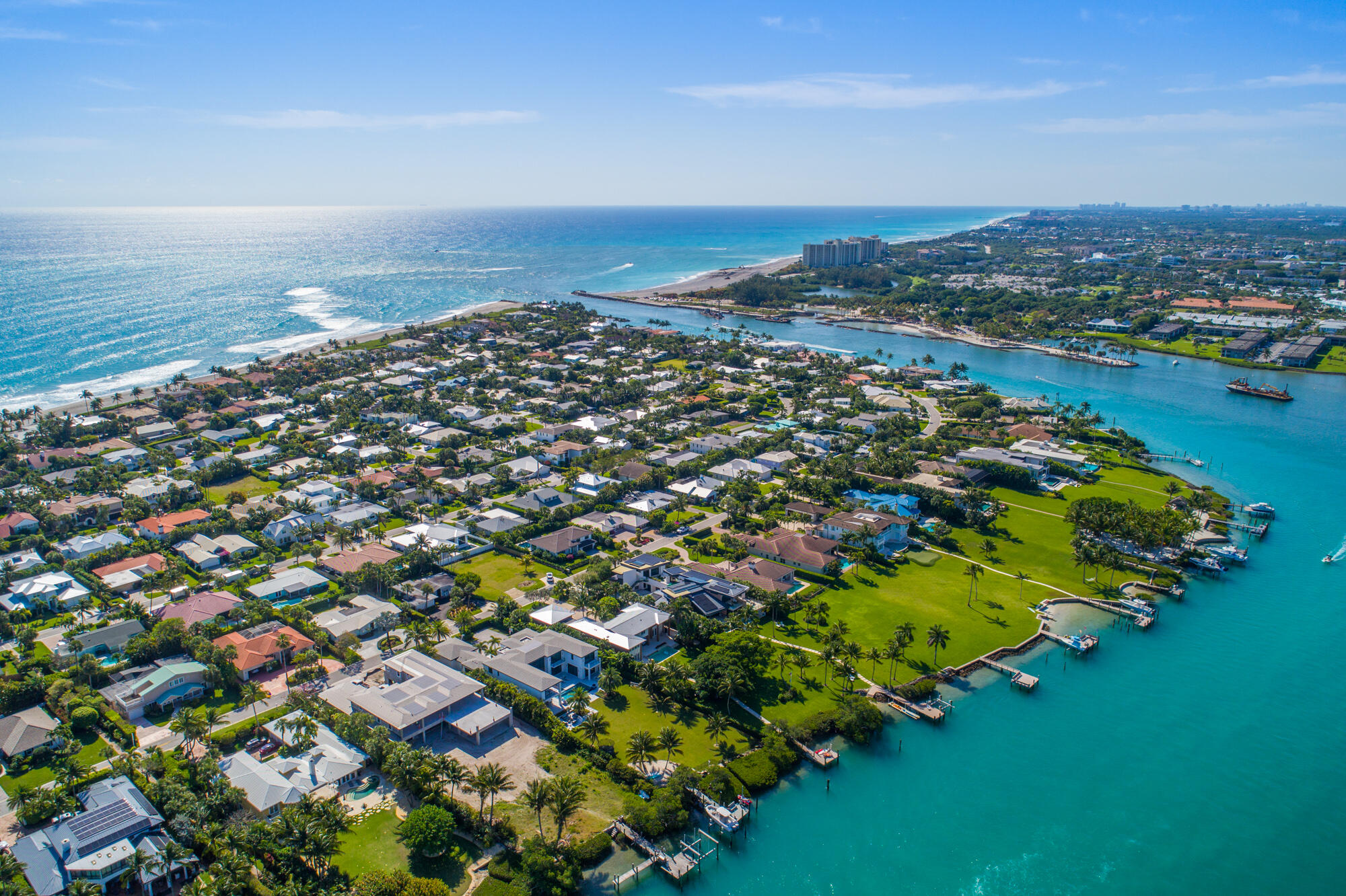 102 Lighthouse Drive Jupiter Inlet Colony, FL 33469 - Photo 9 of 18 a view of a city with ocean