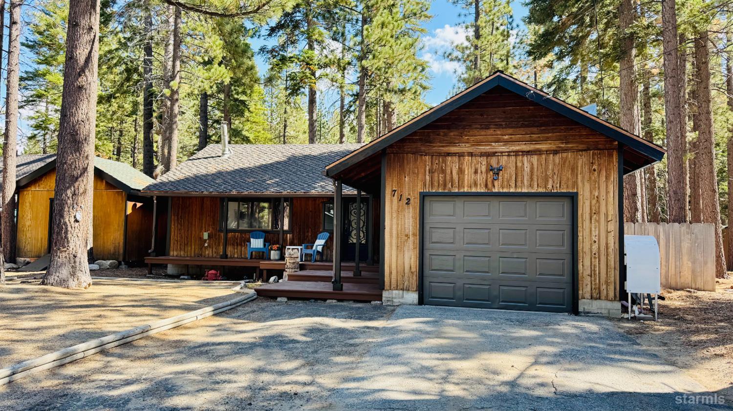 712 Seneca Drive South Lake Tahoe, CA 96150 - Photo 2 of 28 a view of a house with a outdoor space