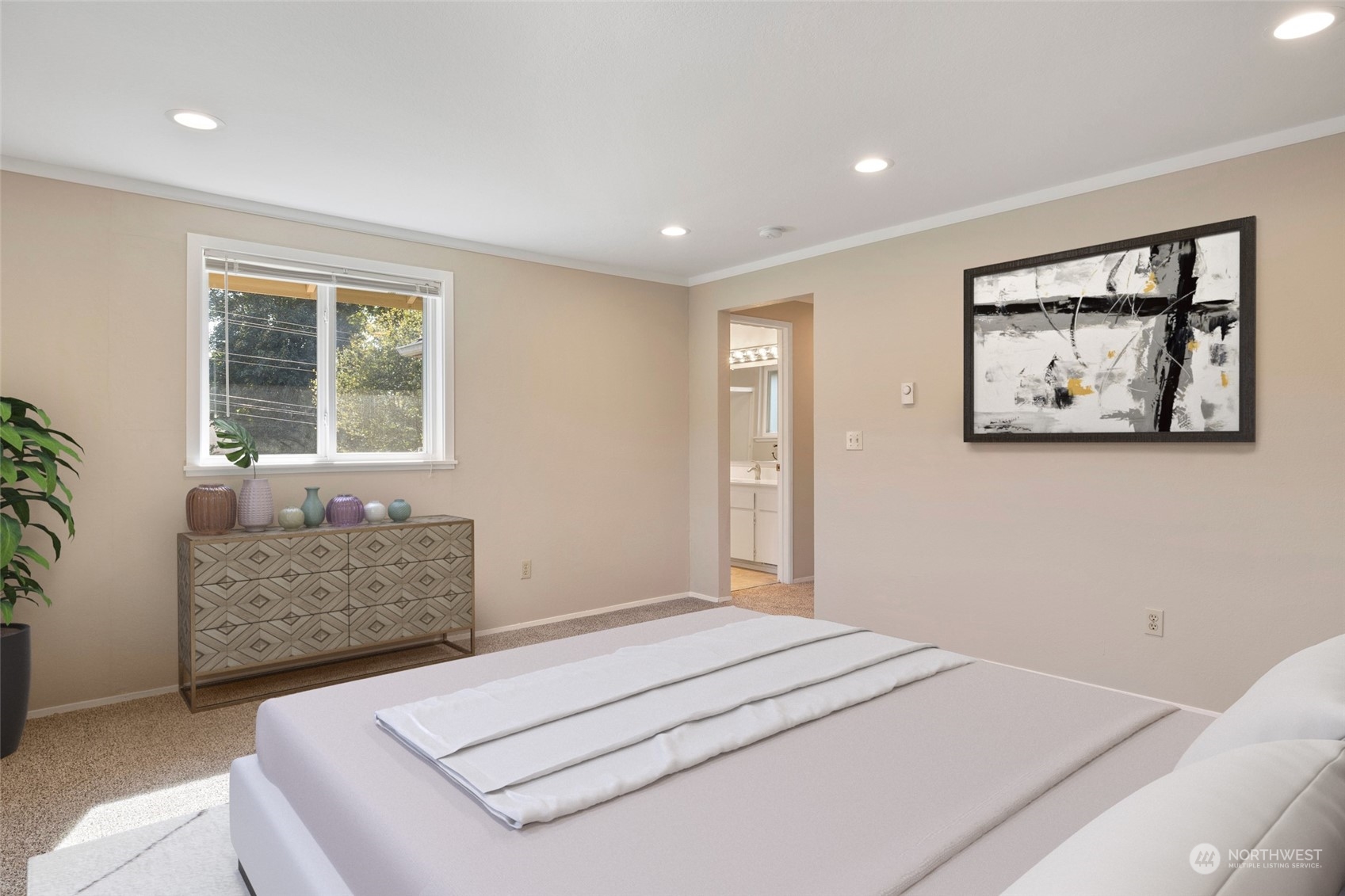 1506 227th Place Southwest Bothell, WA 98021 - Photo 14 of 25 a bedroom with a bed and a window