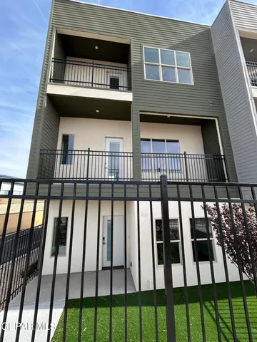 a view of a pathway of a building