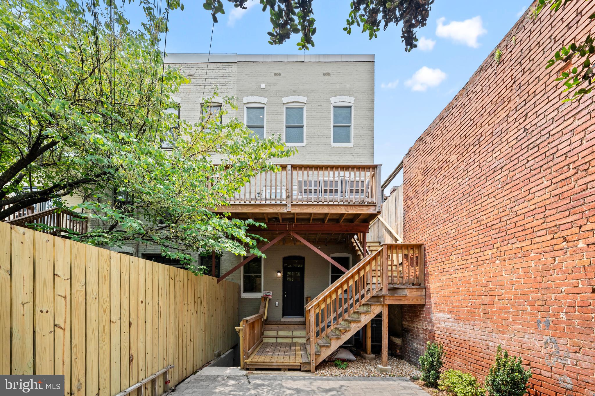 131 11th Street Northeast, Unit 3 Washington, DC 20002 - Photo 36 of 57 Rear parking and Patio