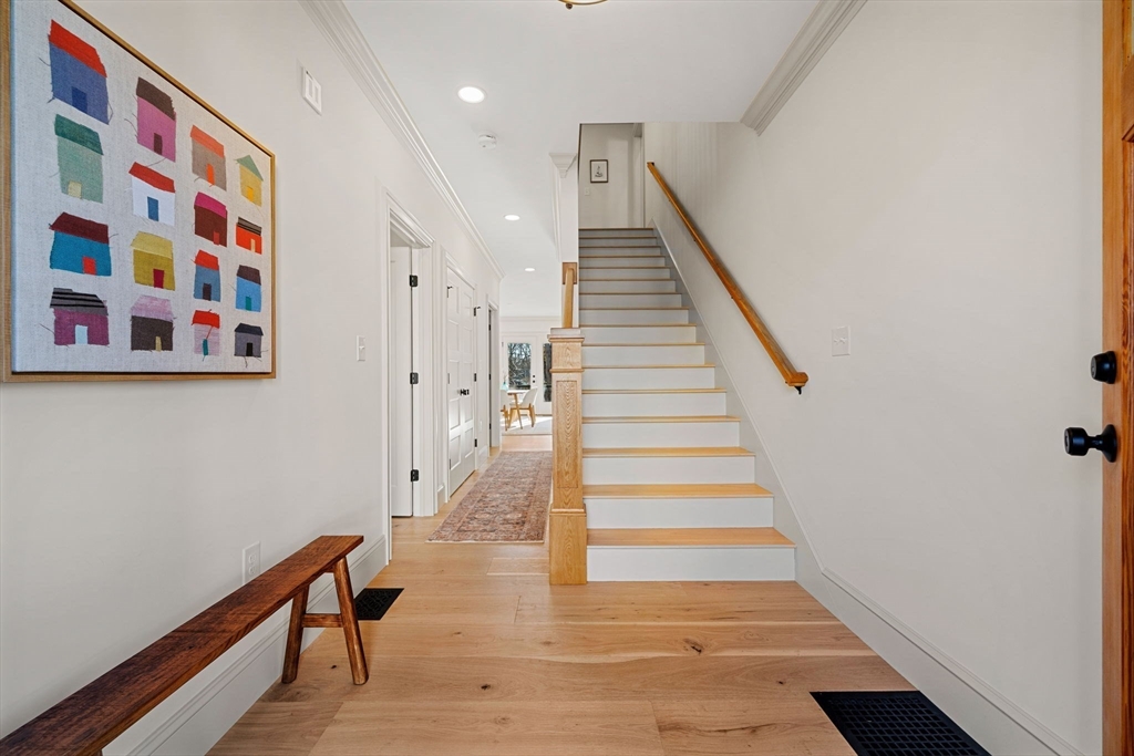 7 Flatley Avenue Manchester, MA 01944 - Photo 20 of 42 a view of a hallway with stairs