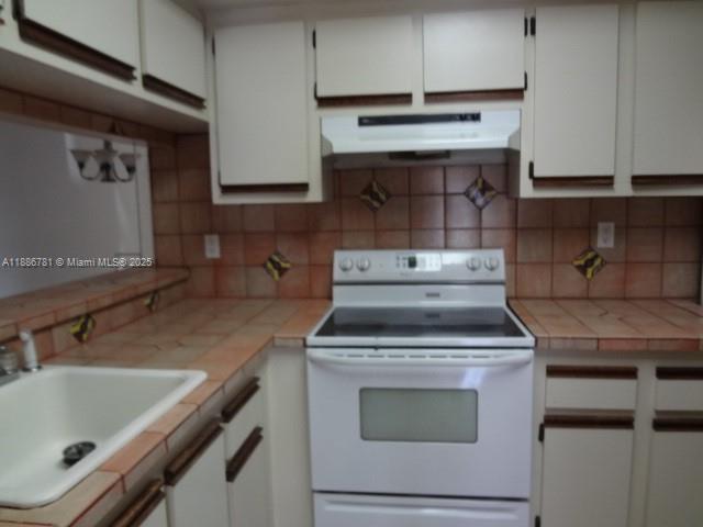 18216 Mediterranean Boulevard, Unit 119 Hialeah, FL 33015 - Photo 19 of 42 a kitchen with a stove and a sink