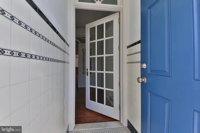 a view of front door