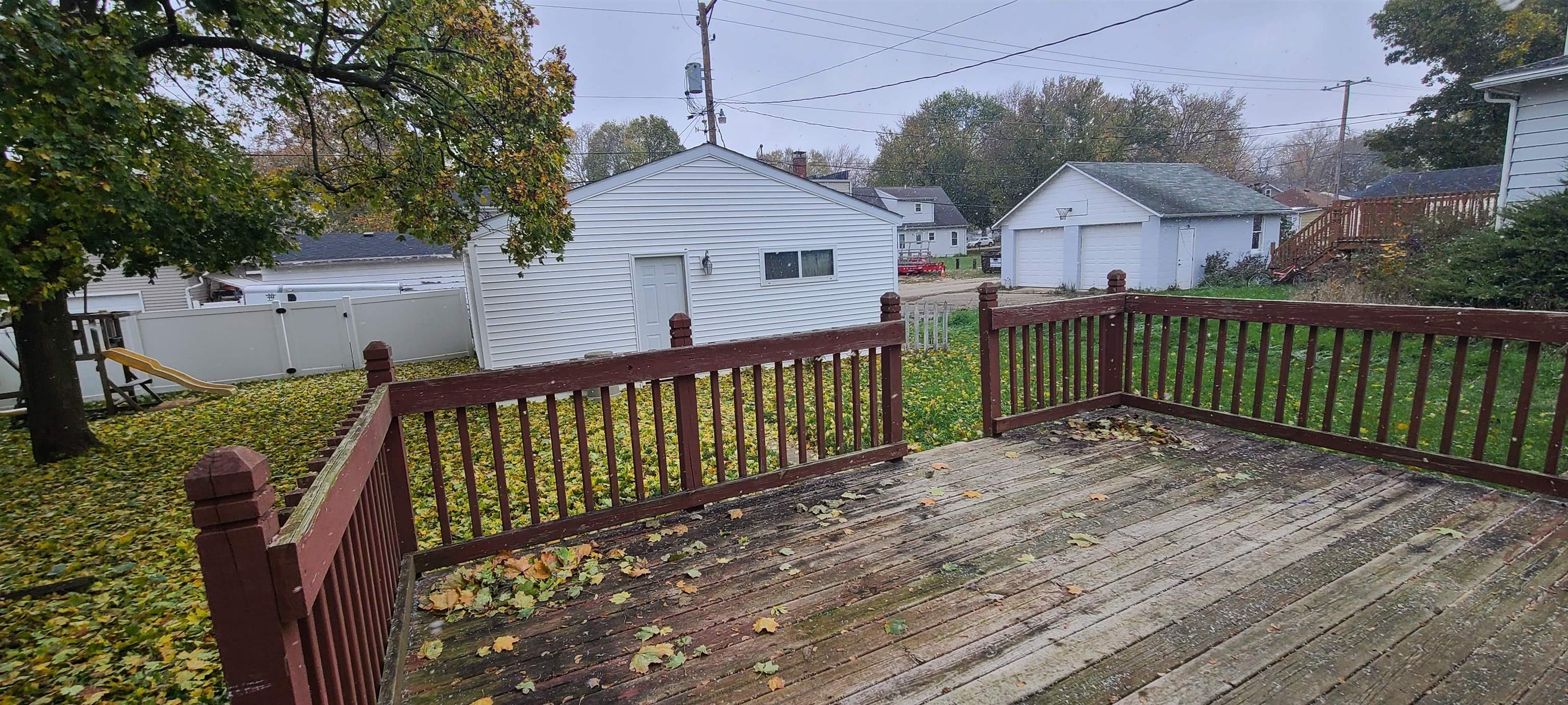 312 North 12th Street Rochelle, IL 61068 - Photo 23 of 25 a view of a wooden fence and a backyard