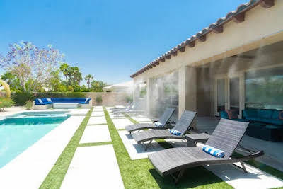 48640 Cascade Street Indio, CA 92201 - Photo 7 of 49 a view of backyard with swimming pool