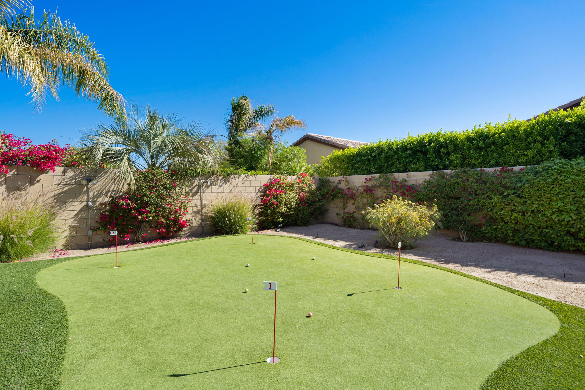 48640 Cascade Street Indio, CA 92201 - Photo 8 of 49 a view of a backyard