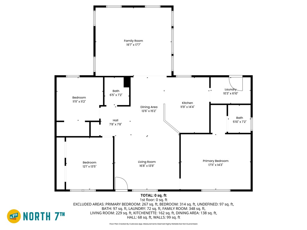 110 Gabriel Way Pickens, SC 29671 - Photo 12 of 12 Explore the comprehensive layout of this residence, showcasing distinct living spaces and room dimensions.