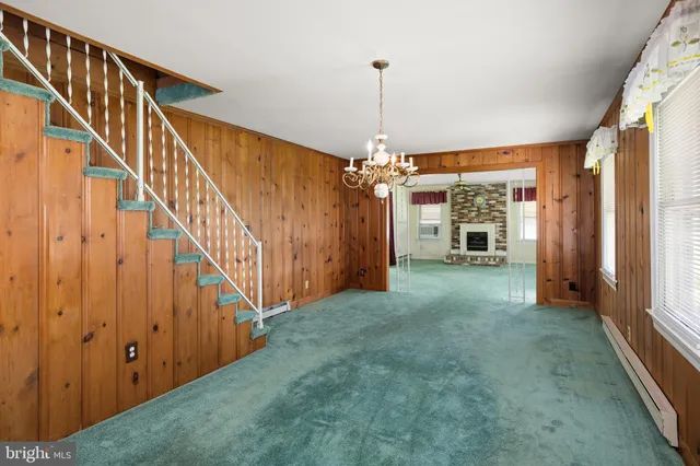 a view of an entryway with staircase