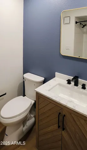 a white toilet sitting next to a bathroom sink