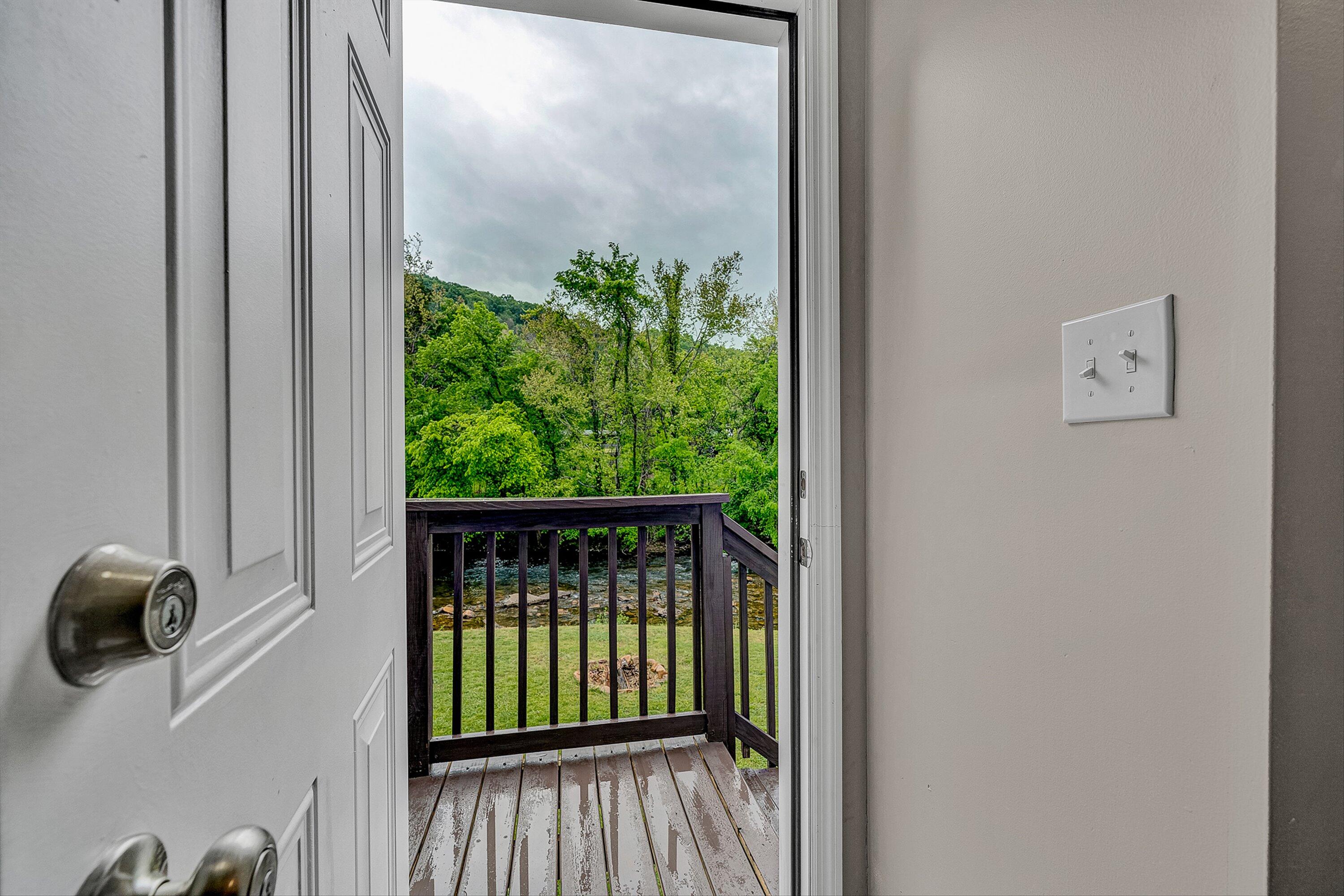 9619 Old Roanoke Road Elliston, VA 24087 - Photo 3 of 29 a view of a balcony