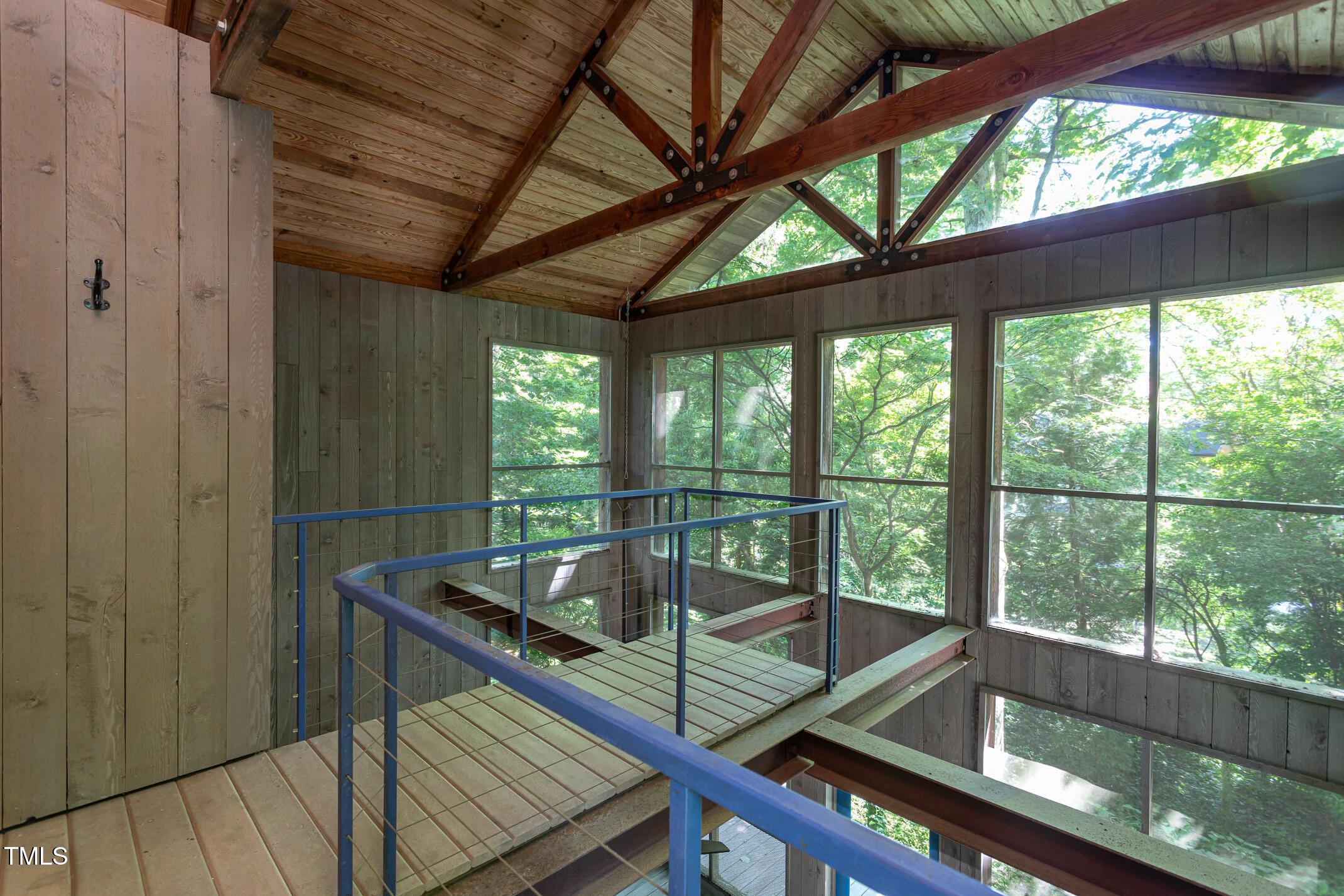 820 Runnymede Road Raleigh, NC 27607 - Photo 23 of 43 a view of swimming pool from a balcony