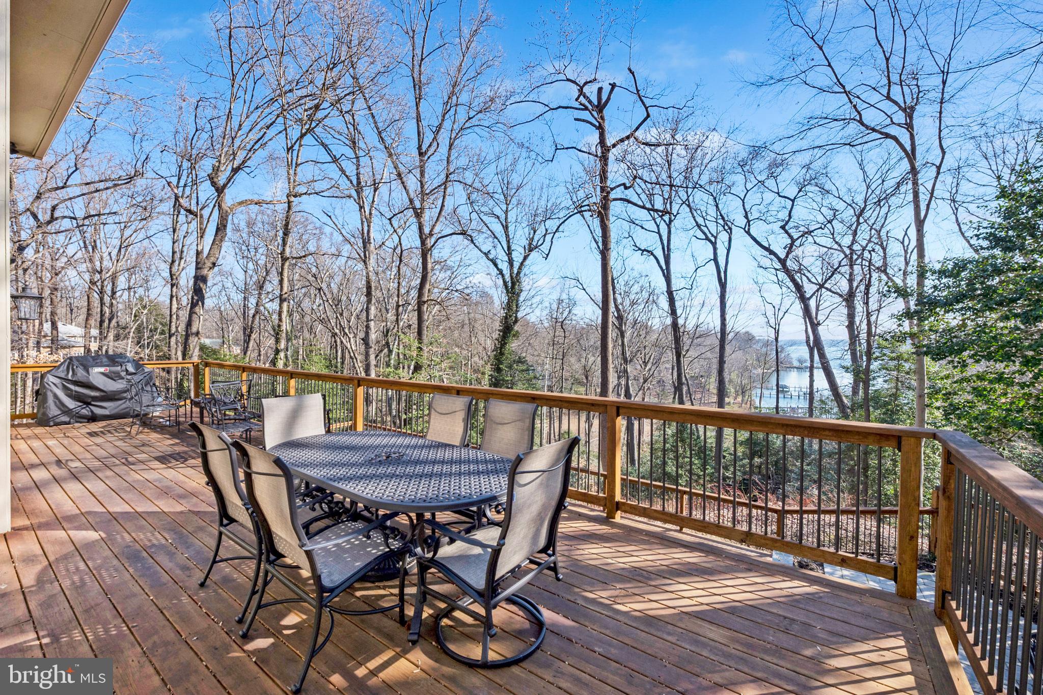554 Maynadier Lane Crownsville, MD 21032 - Photo 23 of 68 Newer deck (2019) off of kitchen/family room
